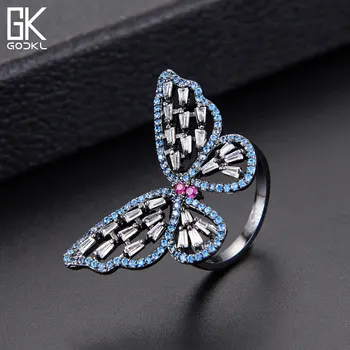 GODKI Luxury Butterfly Insect Chic Fingers Rings for Women Wedding Cubic Zirconia Crystal CZ Midi Knuckle Surf Ocean Rings 2018
GODKI Luxury Butterfly Insect Chic Fingers Rings for Women Wedding Cubic Zirconia Crystal CZ Midi Knuckle Surf Ocean Rings 2018