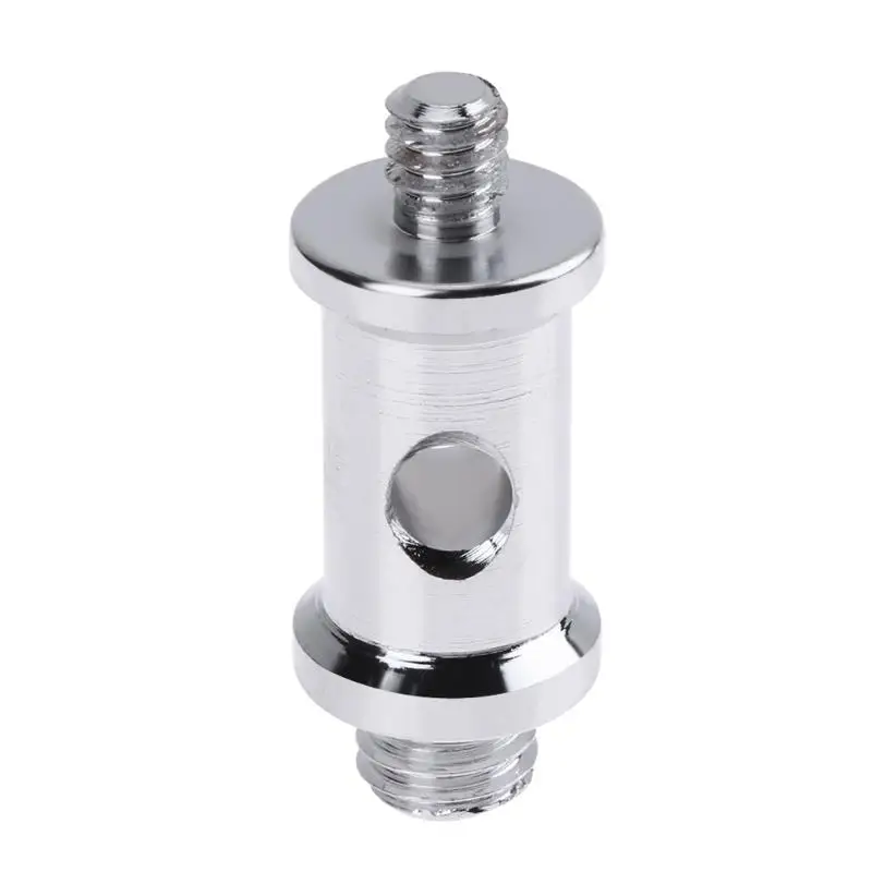 Double-Male Round Spigot with 1/4in and 3/8in Threads for Video Light Stand Camera photography accessories
Double-Male Round Spigot with 1/4in and 3/8in Threads for Video Light Stand Camera photography accessories