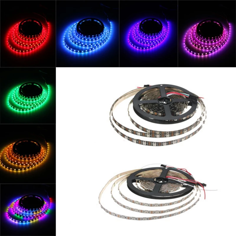 DC 5V 4M 240LEDS WS2812B Non-Waterroof 5050 60 leds/m Individual Addressable RGB LED Strip Light For Christmas Home Decoration
DC 5V 4M 240LEDS WS2812B Non-Waterroof 5050 60 leds/m Individual Addressable RGB LED Strip Light For Christmas Home Decoration