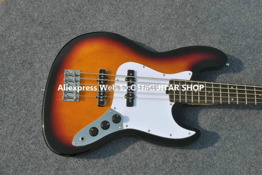 

High Quality Newest Sunburst 5 Strings Electric Bass Rosewood Fingerboard Best Free Shipping