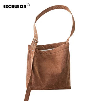 EXCELSIOR INS Corduroy Women's Bag High Quality Shoulder Bags for Female Lady Canvas Crossbody Corduroy Handbag Adjustable Strap
EXCELSIOR INS Corduroy Women's Bag High Quality Shoulder Bags for Female Lady Canvas Crossbody Corduroy Handbag Adjustable Strap