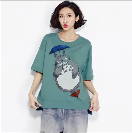 Kawaii Totoro t shirt Women 2017 Yellow Summer Tops Harajuku Loose White Cute T-Shirt Totoro For Women Camisetas Mujer RQ331
Kawaii Totoro t shirt Women 2017 Yellow Summer Tops Harajuku Loose White Cute T-Shirt Totoro For Women Camisetas Mujer RQ331