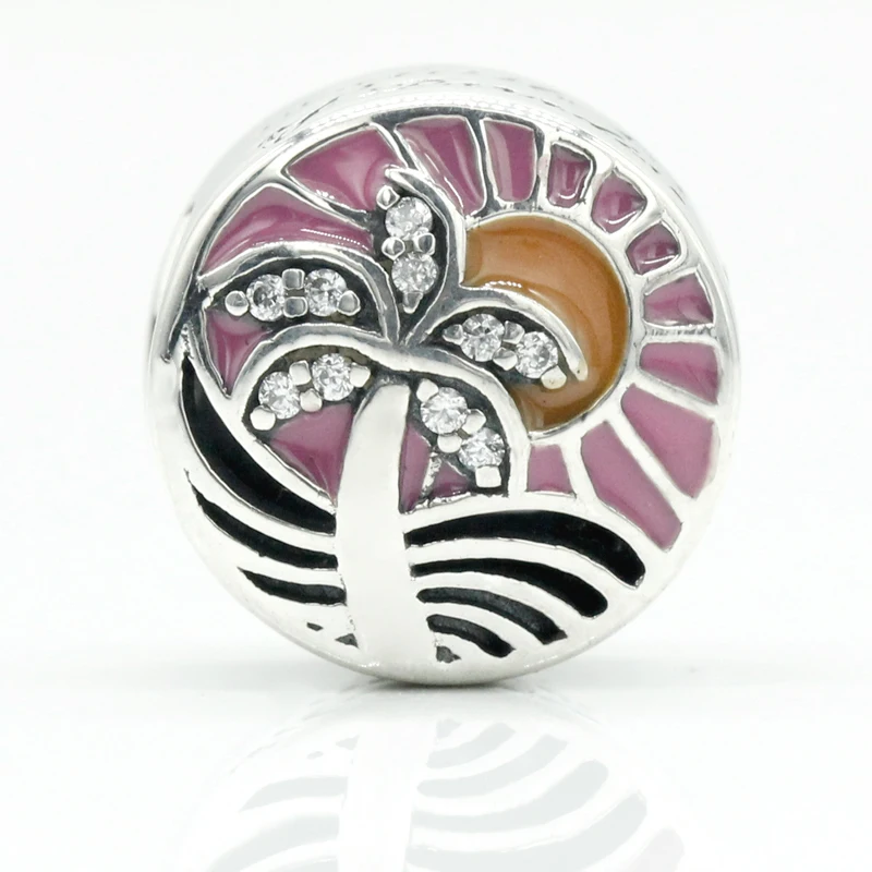 Summer Collection 925 Sterling Silver Multi-color Enamel Beach Coconut Tree fit Original Pandora Charm Bracelet DIY Jewelry
Summer Collection 925 Sterling Silver Multi-color Enamel Beach Coconut Tree fit Original Pandora Charm Bracelet DIY Jewelry