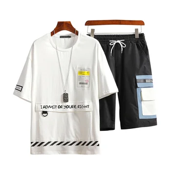 M-XXXL 2019 two piece set top and pants casual mens short sets summer clothes for men tracksuit male clothes
M-XXXL 2019 two piece set top and pants casual mens short sets summer clothes for men tracksuit male clothes