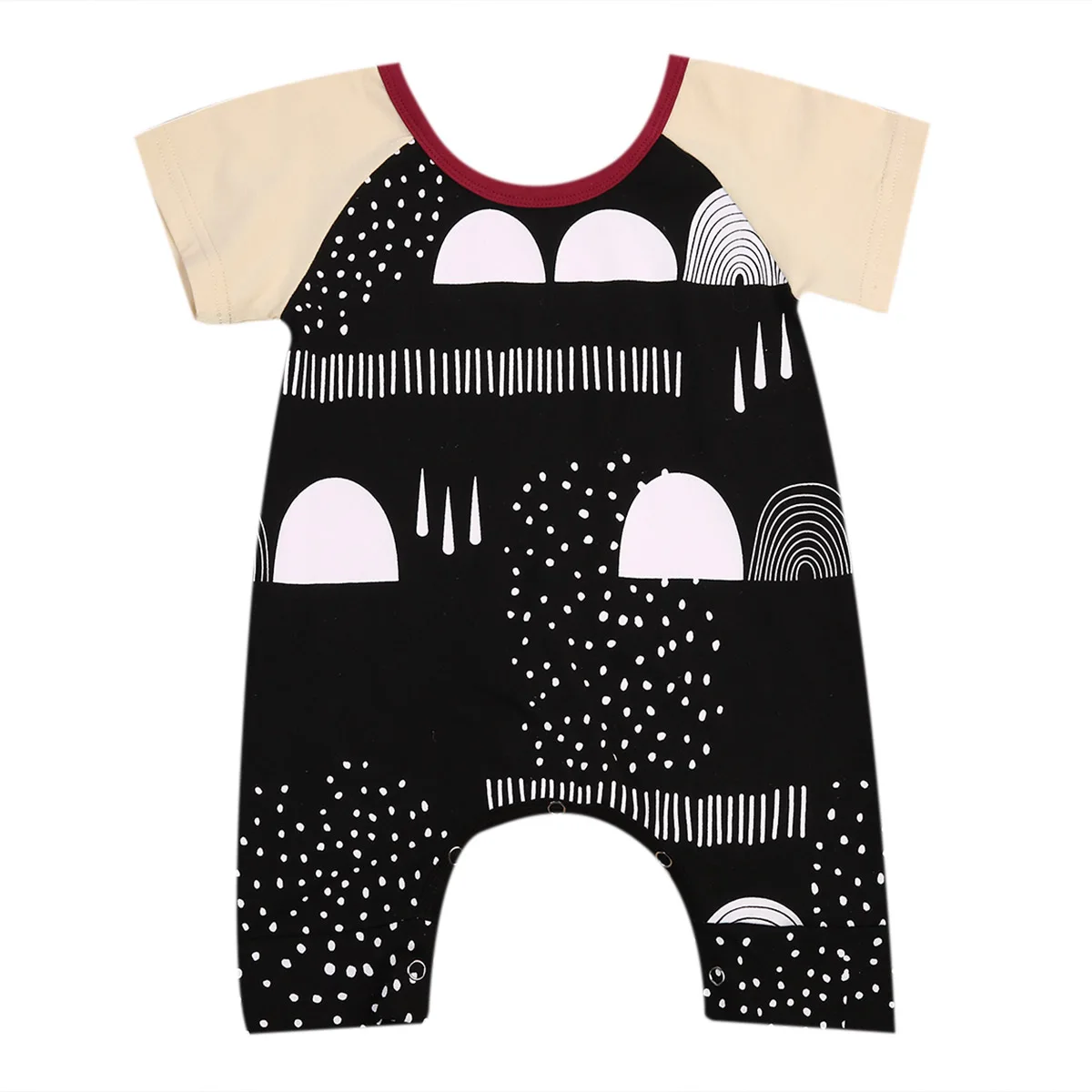 Summer Brand New Baby Boys Clothes Fashion Gentleman Baby Geometric Printed Romper Jumpsuit Harem Pants Climbing Clothing 0-24M 
Summer Brand New Baby Boys Clothes Fashion Gentleman Baby Geometric Printed Romper Jumpsuit Harem Pants Climbing Clothing 0-24M
