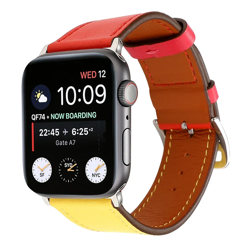 Genuine Leather Double watchband Apple Watch Series 4/3/2/1 Band Replacement Colorful Wrist Strap Compatible for iwatch
Genuine Leather Double watchband Apple Watch Series 4/3/2/1 Band Replacement Colorful Wrist Strap Compatible for iwatch
