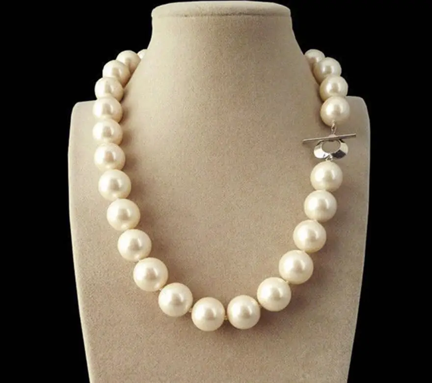 Hot sale new Style >>>>> Genuine Natural 14mm White South Sea Shell Pearl Round Beads Necklace 18''New
Hot sale new Style >>>>> Genuine Natural 14mm White South Sea Shell Pearl Round Beads Necklace 18''New