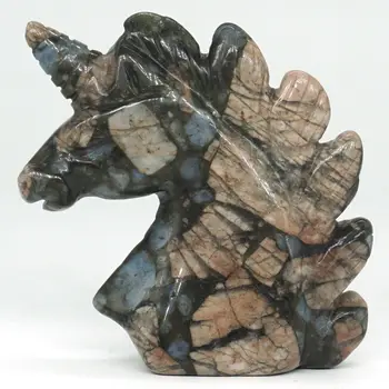 2" Texas Llanite Blue Opal Unicorn Head Figurine Healing Crystal Gemstone Statue Home Decor
2" Texas Llanite Blue Opal Unicorn Head Figurine Healing Crystal Gemstone Statue Home Decor