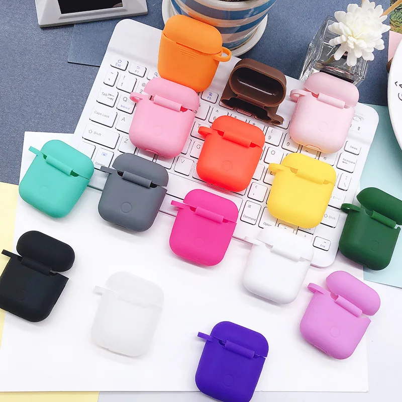 Simple 16 Candy Colors For AirPods Keychain Silicone Case Cover Protective for Wireless Bluetooth Earphone Box Key chain
Simple 16 Candy Colors For AirPods Keychain Silicone Case Cover Protective for Wireless Bluetooth Earphone Box Key chain