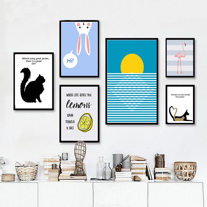 Modern Cartoon Animals Cat Canvas Art Painting Oil Posters and Prints Nordic Wall Pictures For Living Room Home Decor Unframed
Modern Cartoon Animals Cat Canvas Art Painting Oil Posters and Prints Nordic Wall Pictures For Living Room Home Decor Unframed