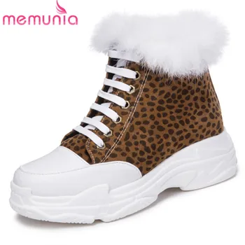 MEMUNIA 2020 new fashion shoes woman round toe flock autumn winter boots lace up comfortable platform boots ladies ankle boots
MEMUNIA 2020 new fashion shoes woman round toe flock autumn winter boots lace up comfortable platform boots ladies ankle boots