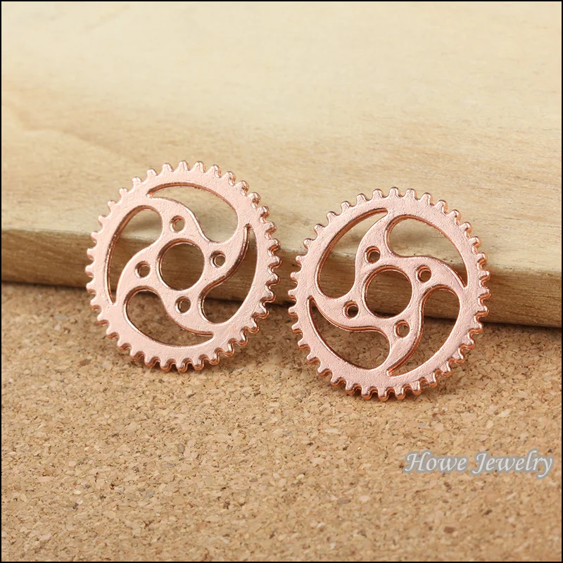 65 pcs Charms Rose Gold-color zinc alloy Steampunk Gear Pendant Fit Bracelets Necklace DIY Metal Jewelry Making 20033
65 pcs Charms Rose Gold-color zinc alloy Steampunk Gear Pendant Fit Bracelets Necklace DIY Metal Jewelry Making 20033