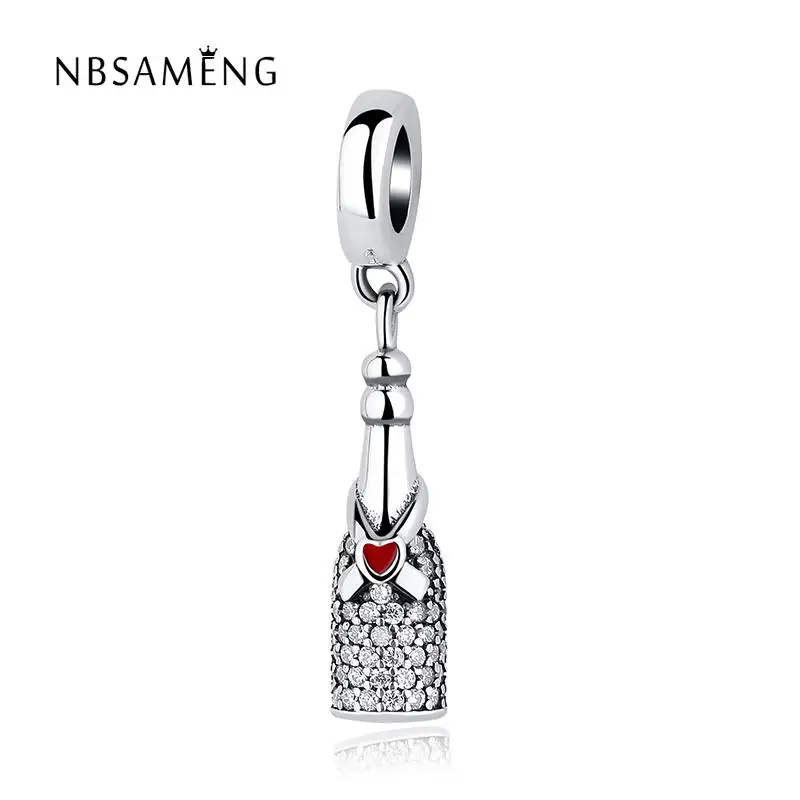 Authentic 925 Sterling Silver Bead Charm Red Heart Bottle Crystal Pendant Charm Fit Pandora Bracelet Original Jewelry
Authentic 925 Sterling Silver Bead Charm Red Heart Bottle Crystal Pendant Charm Fit Pandora Bracelet Original Jewelry