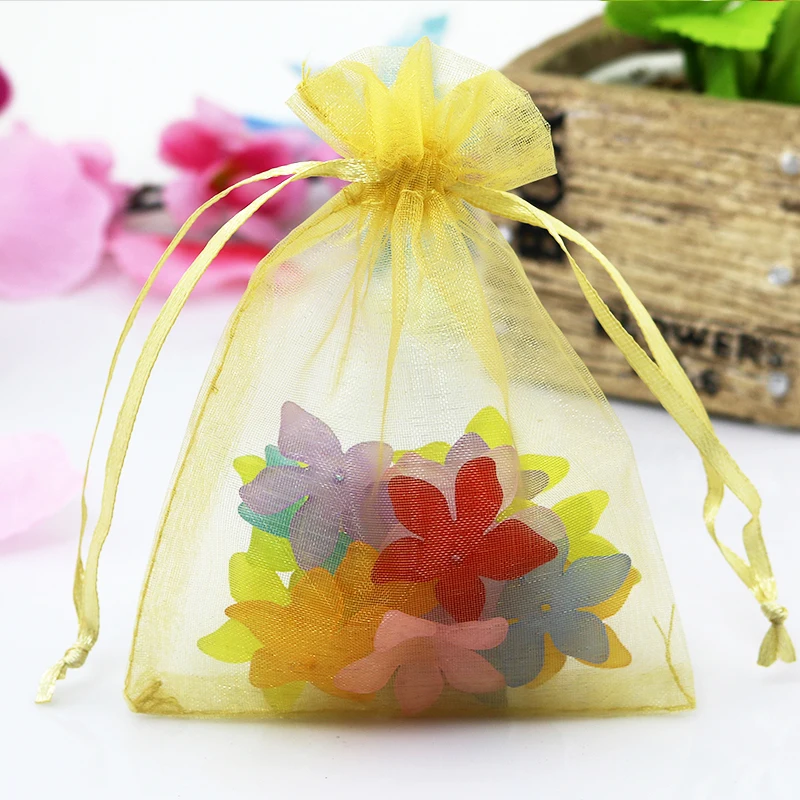 Gold Organza Bag 5x7cm 1000 Piece Organza Pouches Wedding Decoration Favour New Year Gift Craft Drawstring Pack Jewelry
Gold Organza Bag 5x7cm 1000 Piece Organza Pouches Wedding Decoration Favour New Year Gift Craft Drawstring Pack Jewelry