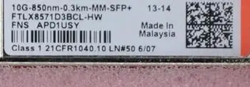 FTLX8571D3BCL-HW FTLX8571D3BCL SFP+ 34060494
FTLX8571D3BCL-HW FTLX8571D3BCL SFP+ 34060494
