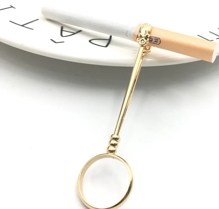 Cigarette Holder Ring Rack Vintage Metal Finger Clip Women Men Slim Cigarettes Smoking Accessories Smoker Gift Set LF191
Cigarette Holder Ring Rack Vintage Metal Finger Clip Women Men Slim Cigarettes Smoking Accessories Smoker Gift Set LF191
