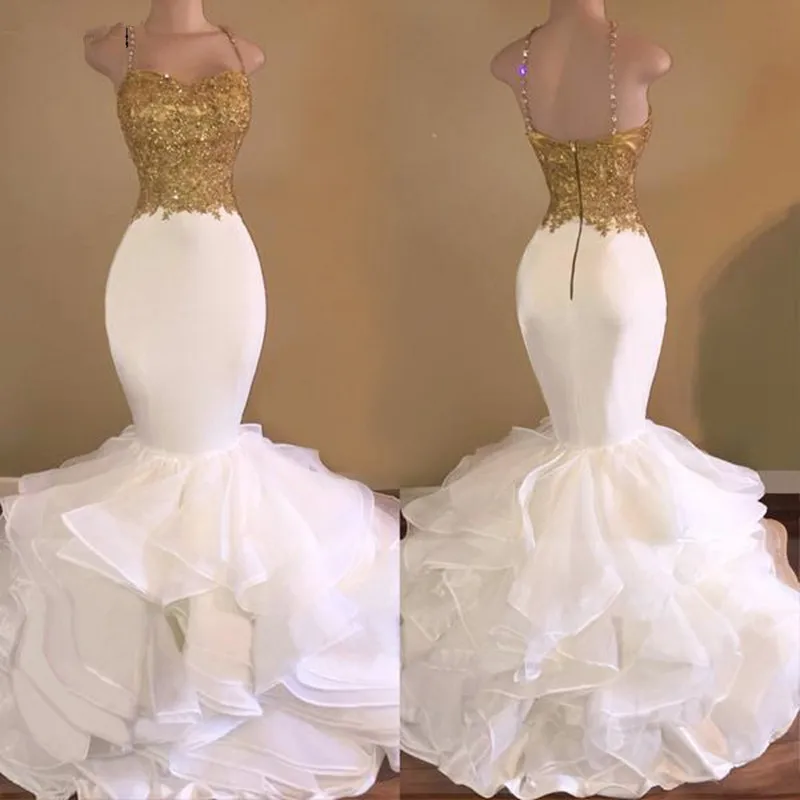 White 2019 Prom Dresses Mermaid Spaghetti Straps Lace Beaded Backless Party Maxys Long Prom Gown Evening Dresses Robe De Soiree
White 2019 Prom Dresses Mermaid Spaghetti Straps Lace Beaded Backless Party Maxys Long Prom Gown Evening Dresses Robe De Soiree