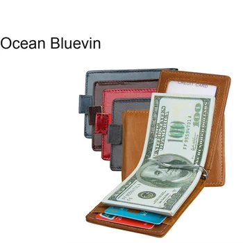 OCEAN BLUEVIN New Leather RFID Dollar Clips Male And Female Retro Card Sets Vintage Wallet Multi-Function Card Package
OCEAN BLUEVIN New Leather RFID Dollar Clips Male And Female Retro Card Sets Vintage Wallet Multi-Function Card Package