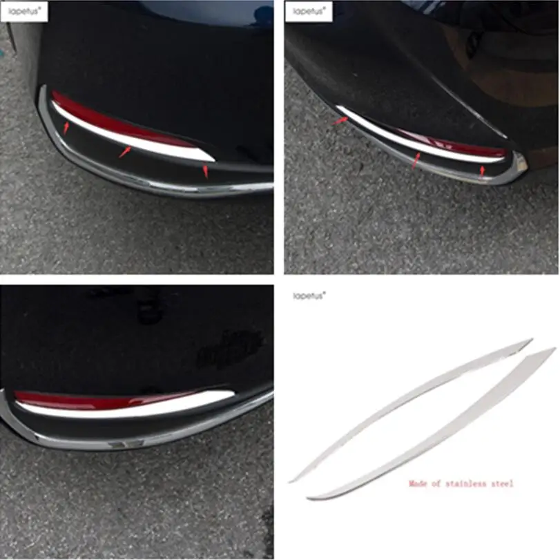 Lapetus Accessories For Lexus ES 2018 2019 Rear Fog Lights Lamp Eyelid Eyebrow Molding Cover Kit Trim 2 Pcs / Stainless Steel
Lapetus Accessories For Lexus ES 2018 2019 Rear Fog Lights Lamp Eyelid Eyebrow Molding Cover Kit Trim 2 Pcs / Stainless Steel