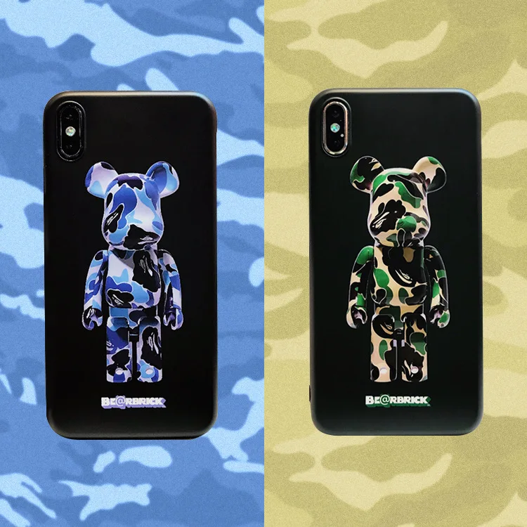 Bath ape head Bearbrick Camouflage Navy Blue iphonecase for 6s 7 8plus xs max Half-wrapped Case Waterproof Dirt-resistant
Bath ape head Bearbrick Camouflage Navy Blue iphonecase for 6s 7 8plus xs max Half-wrapped Case Waterproof Dirt-resistant