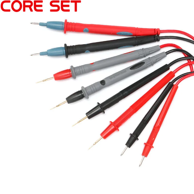 1 Pair Wire Pen Universal Probe Test Leads Pin for Digital Multimeter Needle Tip Multi Meter Tester Probe 1000V 20A/10A
1 Pair Wire Pen Universal Probe Test Leads Pin for Digital Multimeter Needle Tip Multi Meter Tester Probe 1000V 20A/10A