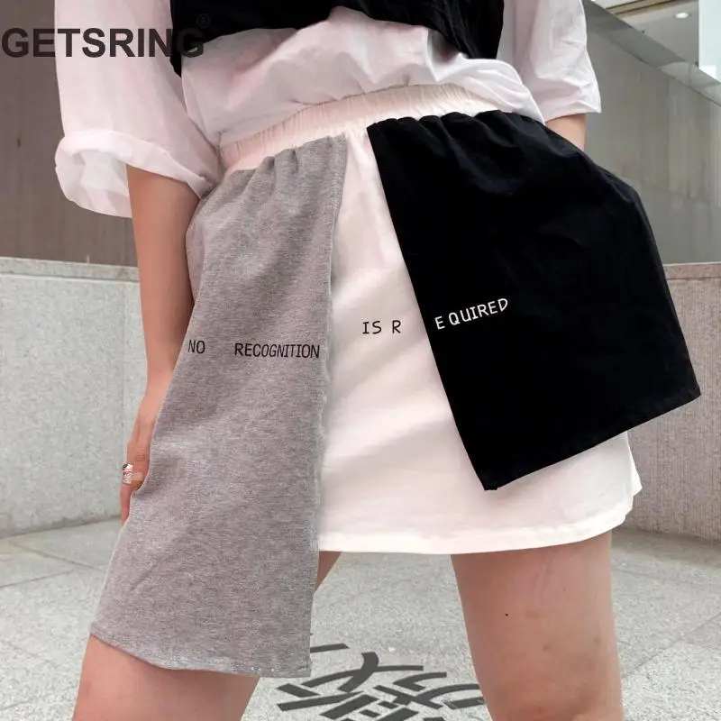 GETSRING Women Skirt Patchwork Letters Printed Mini Skirts Elastic Waisted Irregular Skirt All Match Summer Skirts 2019 Fashion
GETSRING Women Skirt Patchwork Letters Printed Mini Skirts Elastic Waisted Irregular Skirt All Match Summer Skirts 2019 Fashion