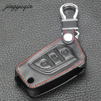 jingyuqin Leather Flip Key Case Bag For Toyota Camry Highlander Corolla Prado REIZ Crown RAV4 3BTN Remote Control Car Keychain
jingyuqin Leather Flip Key Case Bag For Toyota Camry Highlander Corolla Prado REIZ Crown RAV4 3BTN Remote Control Car Keychain