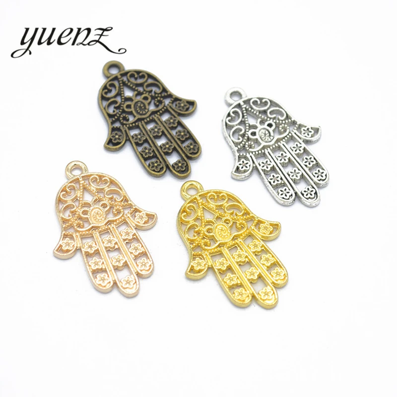 YuenZ 10pcs 6 color Antique Silver Hand of Fatima Charms Pendant DIY Handmade Jewelry Accessories 30*20mm I119
YuenZ 10pcs 6 color Antique Silver Hand of Fatima Charms Pendant DIY Handmade Jewelry Accessories 30*20mm I119