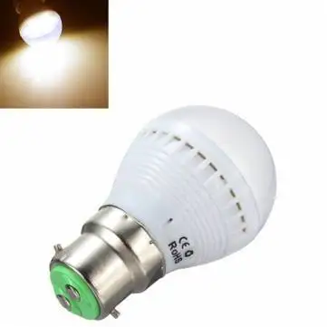 B22 2.5W Warm White 7 SMD 5050  Light  Lamp 110-24...