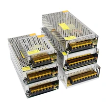 Cassa Del Metallo di Illuminazione Transformers Dc 5V 12V 24V Led di Alimentazione Adattatore di Alimentazione 1A 2A 3A 5A 8A 10A 15A 20A Ha Condotto Il Driver per Le Strisce Principali di Laboratorio(China)