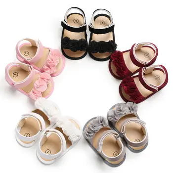 Summer Sweet Baby Girl Flower Sandals Infant Toddler Soft Sole Shoes Princess Lace Flower Baby Girl Shoes Flat Sole 0-18M
Summer Sweet Baby Girl Flower Sandals Infant Toddler Soft Sole Shoes Princess Lace Flower Baby Girl Shoes Flat Sole 0-18M