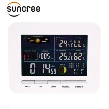 Digital Home Wireless Weather Station Table&Desktop Calendar Alarm Clock With IN/OUT Temperature Thermometer+Humidity Hygrometer
Digital Home Wireless Weather Station Table&Desktop Calendar Alarm Clock With IN/OUT Temperature Thermometer+Humidity Hygrometer