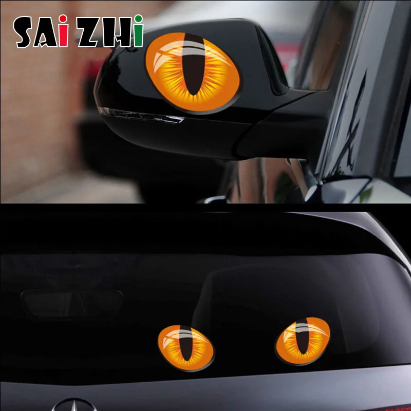 Saizhi 3D cat eye sticker 3D model eye reflection sticker 10.5*7.5cm 1 pair packing TK2502
Saizhi 3D cat eye sticker 3D model eye reflection sticker 10.5*7.5cm 1 pair packing TK2502