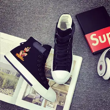 Printing Cartoon Superhero Movie Wonder Woman cool Picture High Top Canvas Uppers Sneakers College Fashion Shoe Men
Printing Cartoon Superhero Movie Wonder Woman cool Picture High Top Canvas Uppers Sneakers College Fashion Shoe Men