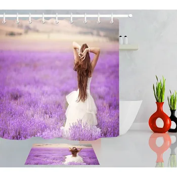 LB 180*180 Flower Purple Lavender Shower Curtains Floral Girl Waterproof Polyester Bathroom Curtain Fabric for Bathtub Decor
LB 180*180 Flower Purple Lavender Shower Curtains Floral Girl Waterproof Polyester Bathroom Curtain Fabric for Bathtub Decor
