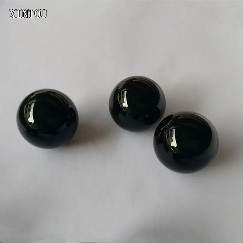 XINTOU 1 Piece Black Obsidian Crystal Ball Buddhist Good Luck Feng shui Balls Raw Amber Stone Sphere Decorative Glass Marbles
XINTOU 1 Piece Black Obsidian Crystal Ball Buddhist Good Luck Feng shui Balls Raw Amber Stone Sphere Decorative Glass Marbles