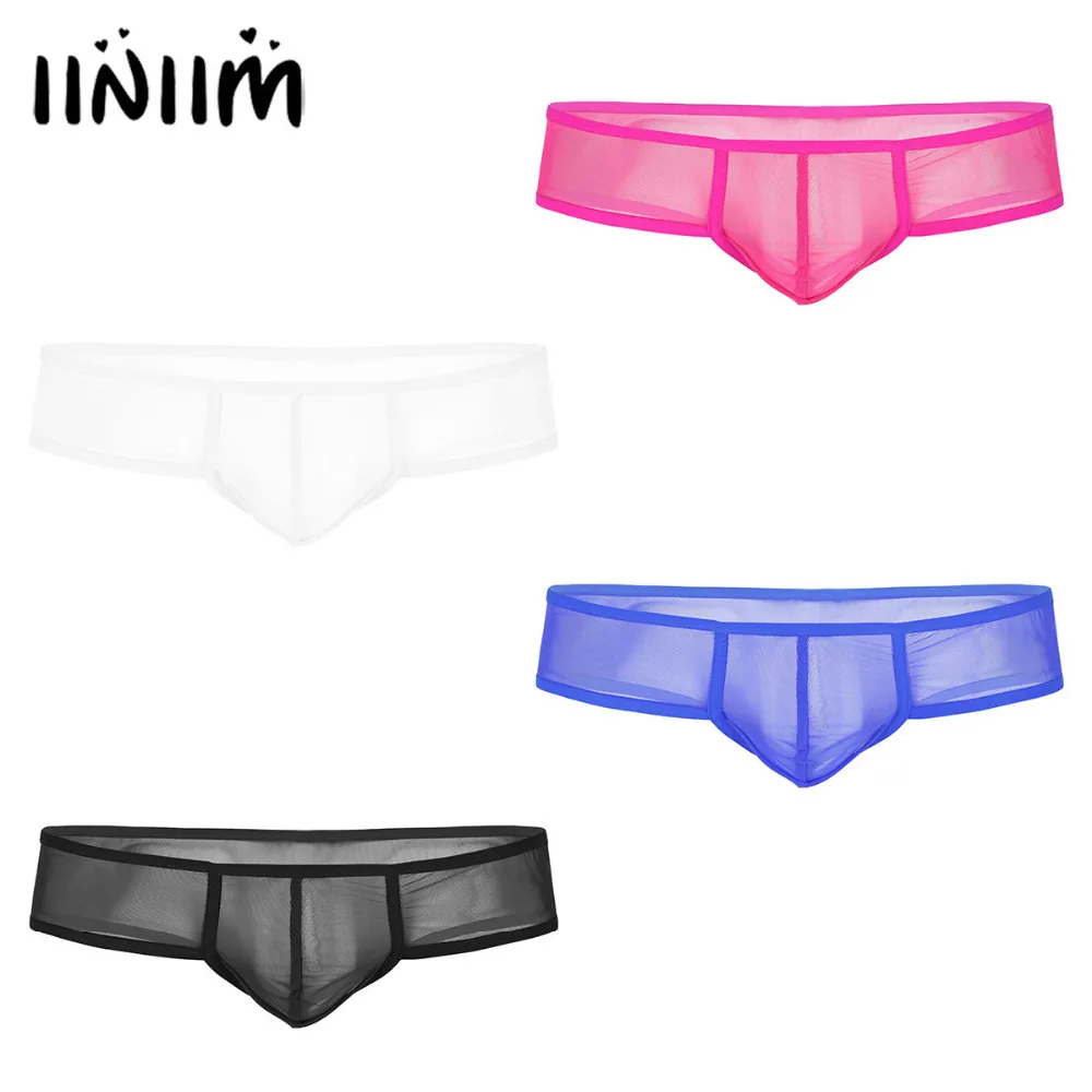 Mens Lingerie Soft Sheer Mesh Bulge Pouch Low Rise G-string Thong Mini Briefs String Homme Sissy Jockstraps Underwear Underpants
Mens Lingerie Soft Sheer Mesh Bulge Pouch Low Rise G-string Thong Mini Briefs String Homme Sissy Jockstraps Underwear Underpants