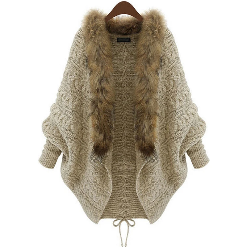 Sweaters women fashion 2019 new big ful collar winter large size women's sweater bat sleeve knit cardigan loose vestidos LXJ313
Sweaters women fashion 2019 new big ful collar winter large size women's sweater bat sleeve knit cardigan loose vestidos LXJ313