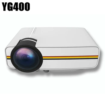 

New YG400 Mini Projector Video LED Projector Home Theater Portable Proyector Cinema Beamer Video Game Projetor AC3 HDMI USB VGA