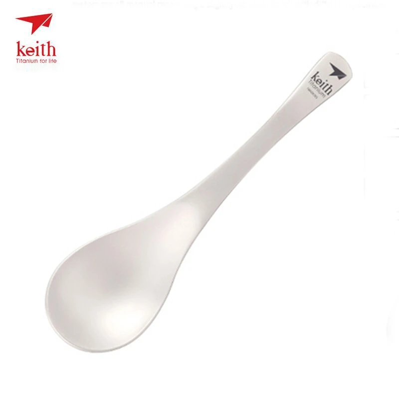 Keith 1PCS Titanium Spoon Camping Spoon Outdoor Tableware Long-handled 170mm Lightweight Healthy Titanium Spoon Ti5204
Keith 1PCS Titanium Spoon Camping Spoon Outdoor Tableware Long-handled 170mm Lightweight Healthy Titanium Spoon Ti5204