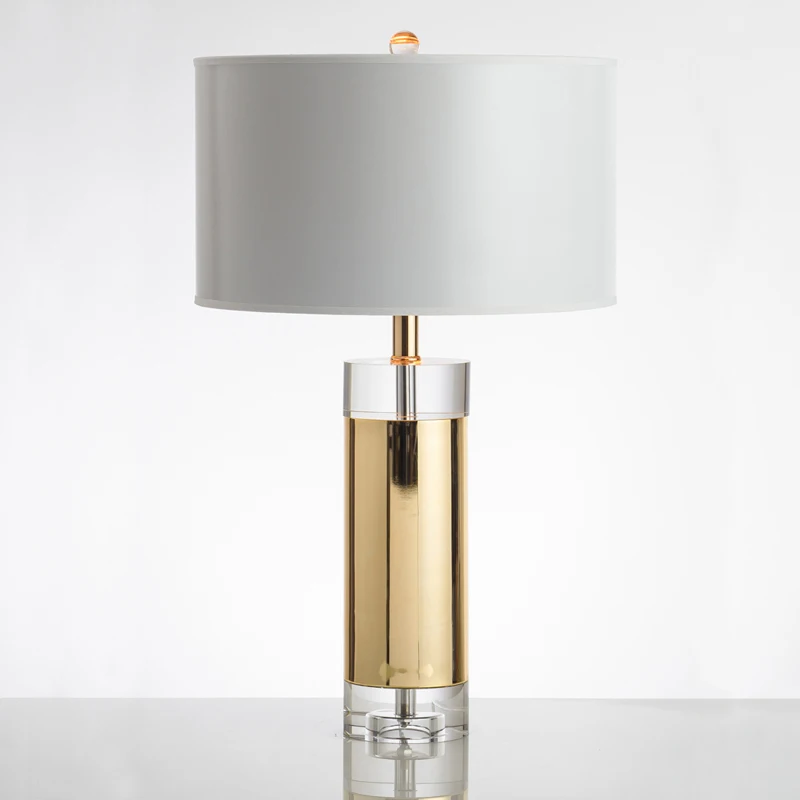Simple modern metal luxury atmosphere crystal clear American model room living room bedroom bedside lamp decorative table lamp
Simple modern metal luxury atmosphere crystal clear American model room living room bedroom bedside lamp decorative table lamp