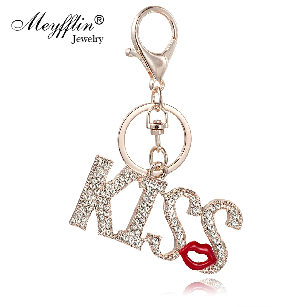 Meyfflin Cute Big Kiss Crystal Keychain Alloy Keyring For Women Party Gift Charms Key chains llavero Fashion Jewelry
Meyfflin Cute Big Kiss Crystal Keychain Alloy Keyring For Women Party Gift Charms Key chains llavero Fashion Jewelry