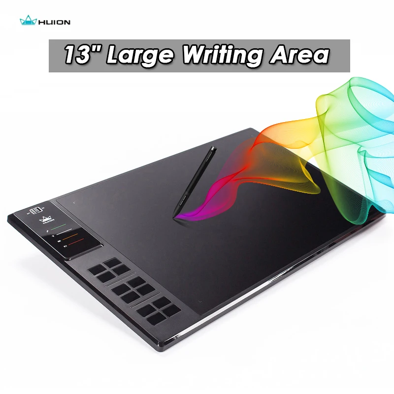 Huion GIANO WH1409 Wireless 2.4G Graphic Drawing Tablet 14" Built-in 8GB Memory Card Digital Tablets Pen Tablet Bag Glove Gift
Huion GIANO WH1409 Wireless 2.4G Graphic Drawing Tablet 14" Built-in 8GB Memory Card Digital Tablets Pen Tablet Bag Glove Gift