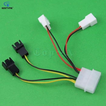 Gdstime 5pcs PC Fan 4-Pin Convert to 2pin/3pin (2x12V) (2x5V) Y-Splitter Cable Connector
Gdstime 5pcs PC Fan 4-Pin Convert to 2pin/3pin (2x12V) (2x5V) Y-Splitter Cable Connector