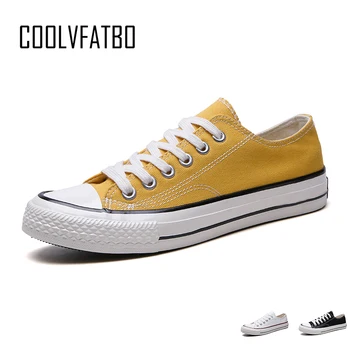 COOLVFATBO Men's Vulcanize Shoes Classic Canvas Shoes Solid Lace-up Casual White black Red Couple Sneakers Low-cut Canvas Shoes
COOLVFATBO Men's Vulcanize Shoes Classic Canvas Shoes Solid Lace-up Casual White black Red Couple Sneakers Low-cut Canvas Shoes