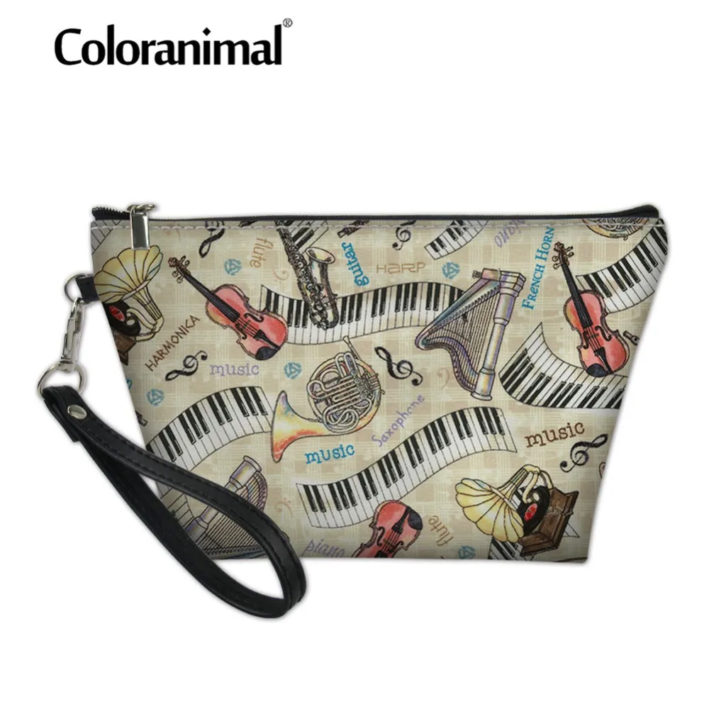 Coloranimal Music Notes With Piano Keyboard Print Leather Travel Organizer Cosmetic Bag Makeup Kit Case Zipper Toiletry Tote Bag
Coloranimal Music Notes With Piano Keyboard Print Leather Travel Organizer Cosmetic Bag Makeup Kit Case Zipper Toiletry Tote Bag