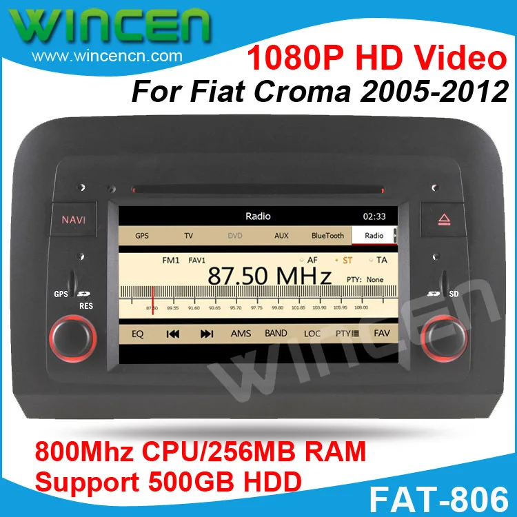 Car DVD GPS Player for Fiat Croma 2005-2012 support 1080P HD video with GPS RDS BT Free shipping
Car DVD GPS Player for Fiat Croma 2005-2012 support 1080P HD video with GPS RDS BT Free shipping