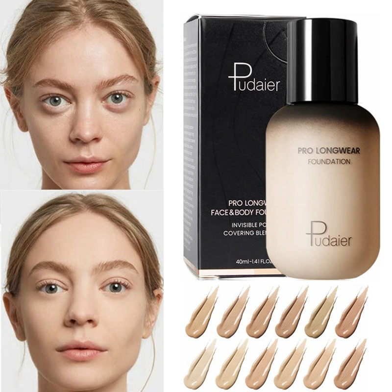 Makeup Face Foundation Liquid Natural Brighten Concealer Moisturizer Whitening Matte Make Up Base Cream Professional Cosmetic
Makeup Face Foundation Liquid Natural Brighten Concealer Moisturizer Whitening Matte Make Up Base Cream Professional Cosmetic