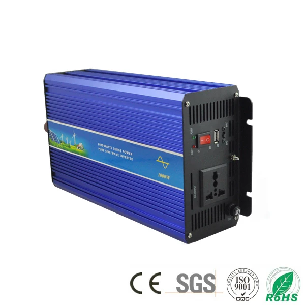 New Inverters 1000W Car Pure Sine Wave Power Inverter DC 12V to AC110v 220V 230v 240V 50HZ/60HZ