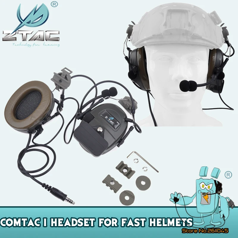 Z Tac Shooting Tactical Headphones Peltor Comtac I With Bracket For FAST Helmet ARC Rails Airsoft Tactical Headset Z032
Z Tac Shooting Tactical Headphones Peltor Comtac I With Bracket For FAST Helmet ARC Rails Airsoft Tactical Headset Z032